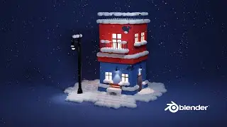 Modeling and Animating Low Polly Building Scene - Full Blender Course