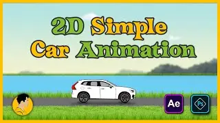 How to create a simple Car Animation - 2D Animation tutorial in after effects