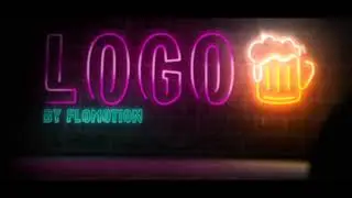 Neon text and sign animation in after effects (part2)