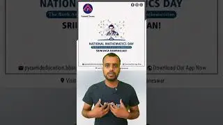 national Mathematics day 2023 | Ramanujan Birthday | Pyramid Classes