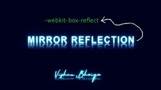 Realistic Reflection Effect with #HTML & #CSS Only