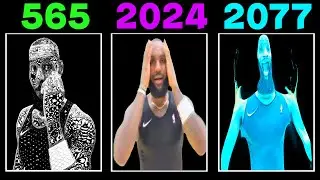 Lebron James, scream in Different Years