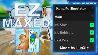 Roblox Kung Fu Fighting Simulator OP Script | Infinite Stats, Rebirth, Best Pets