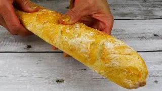 Fast No-Knead Baguette For Beginners