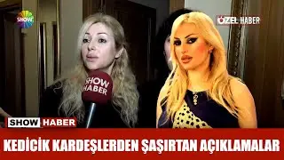 Kedicik kardeşlerden şaşırtan açıklamalar