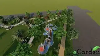 Landscape Architectural Design of Public Park with Lumion Rendering....