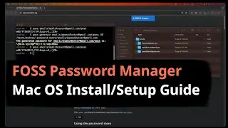 Pass: A free and open source password manager (Mac Install Guide)