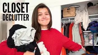 we’re decluttering my closet - GET EXCITED