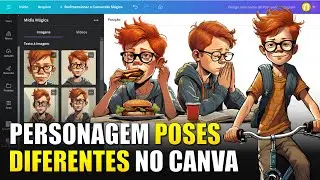 [PASSO A PASSO] CRIAR PERSONAGEM COM POSES DIFERENTES NO CANVA