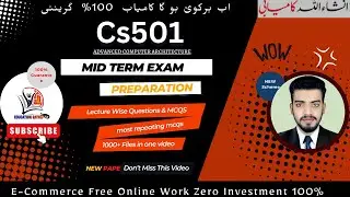 Cs501 midterm exam Preparation - How to get full marks Cs501-Cs501 Lecture wise MCQS & Tricks#Cs501