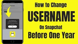 how to change snapchat username before 1 year | change snapchat username before 1 year | 2024