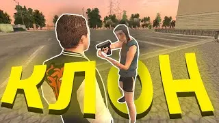 😱 КЛОН НУБИКА РАЗВОДИТ АДМИНА, НО ПОТОМ... GTA SA BLACK RUSSIA #shorts