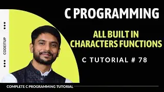 Character Functions in C Programming | isalpha, isdigit, isalnum, isspace, islower etc | In Hindi