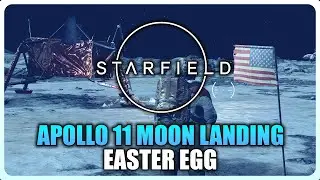 Starfield - Moon Landing Landmark Easter Egg (Apollo 11 Landing Site)