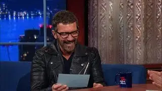 Antonio Banderas Can Make Anything Sound Sexy