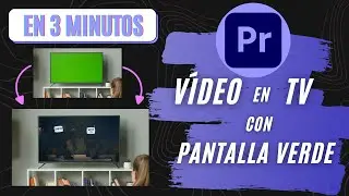 How to ADD VIDEO on TV with GREEN SCREEN | Adobe Premiere Pro Tutorial