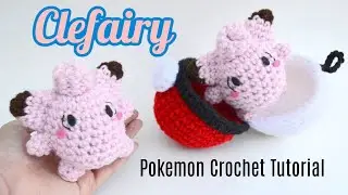 Clefairy Amigurumi Tutorial - Crochet Pokemon - Free Pattern