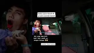 FOBIA SAMA DARAH DI PRANK MUNTAH DARAH 🥺😂