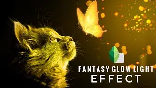 Golden glow light effect | snapseed fantasy manipulation Tutorial