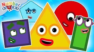 Figuras Geométricas! 🟡🟩 Compilación para Niños | Aprende a Contar 12345 | Numberblocks en Español