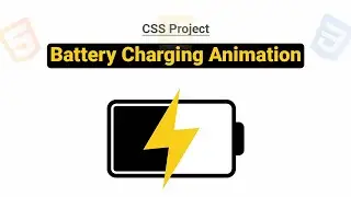 CSS Project: Battery Charging Animation #coding #css #html #webdesign #codinglife #youtubevideo