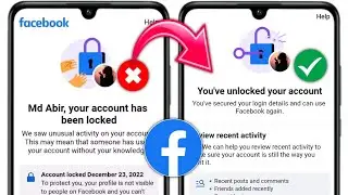 Cómo desbloquear una cuenta de Facebook (2024) || La cuenta ha sido bloqueada en Facebook