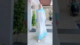 Model gamis set jilbab ibu ibu terbaru 