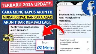 CARA MENGHAPUS AKUN FACEBOOK SECARA PERMANEN - TERBARU