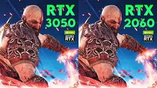 RTX 3050 Vs RTX 2060 | 12+ Games & Editing Benchmarks