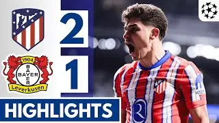 Alvarez 90' WINNER!🔴 Atlético Madrid vs Leverkusen (2-1) Extended HIGHLIGHTS || Champions League!