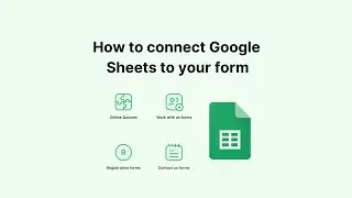 Connect Google Sheet to your Formaloo form