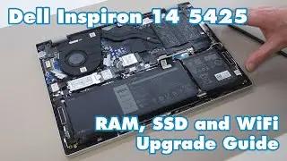 Dell Inspiron 14 5425/5420 - RAM, SSD and WiFi Upgrade Guide (2022 AMD Inspiron 5000-series)