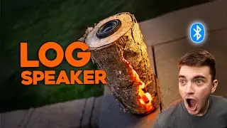 Can You Turn a Log Into a DIY Bluetooth Speaker?!