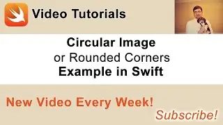 Circular image or image with Rounded Corners example in Swift