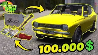 $100.000 into 1000HP SATSUMA from JUNKYARD??! | My Summer Car #99