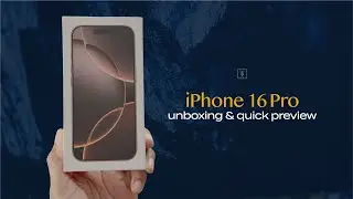 iPhone 16 Pro Unboxing: Sand Color