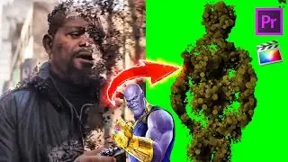 Avengers: THANOS Disintegration Effect Green Screen (DRAG & DROP , NO PLUGINS)