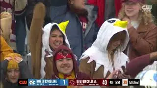 North Carolina Tar Heels vs. Boston College Eagles | Game Highlights | College Football | The CW