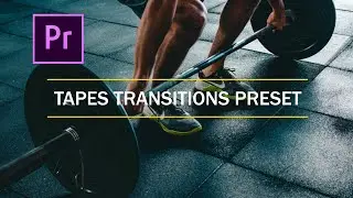 FREE TAPE TRANSITIONS PRESET FOR PREMIERE PRO CC | Premiere Pro Transitions