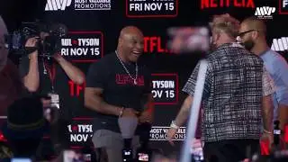 Mike Tyson Confronts Jake Paul 😯