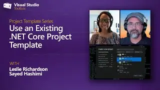 Use an Existing .NET Core Project Template
