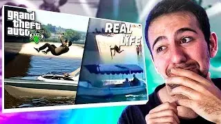 VIDA REAL vs GTA 5 ! GRAND THEFT AUTO V EN LA VIDA REAL - ElChurches