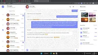 Chat website using html css and js | Awesome and cool UI with dark mode