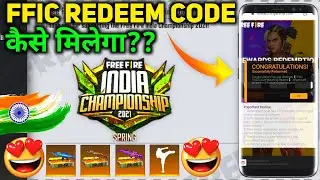 FREE FIRE INDIA CHAMPIONSHIP REDEEM CODE 2021 | FREE FIRE REDEEM CODE TODAY | GRAND FINAL INS