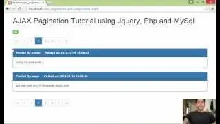 ajax pagination using jquery,php & mysql - part(1/3)