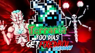 PASSEI 100 DIAS NA SEED GETFIXEDBOI DO TERRARIA (LEGENDARY)