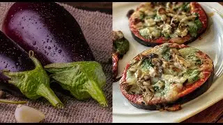 How to make tasty eggplant mini pizza bites!    #tastytreats #ketokitchen