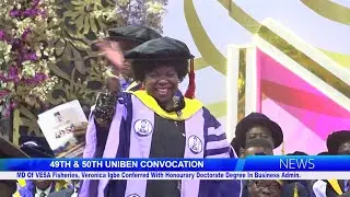 MD Of VESA Fisheries, Veronica Igbe Conferred With Honourary Doctorate Degree In Business Admin.