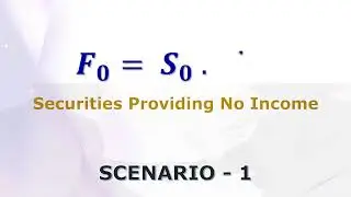 Futures Pricing & Valuation | Securities with No Income | Forwards Pricing