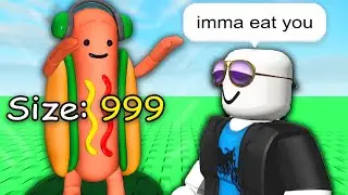 I raised a hotdog in Roblox...